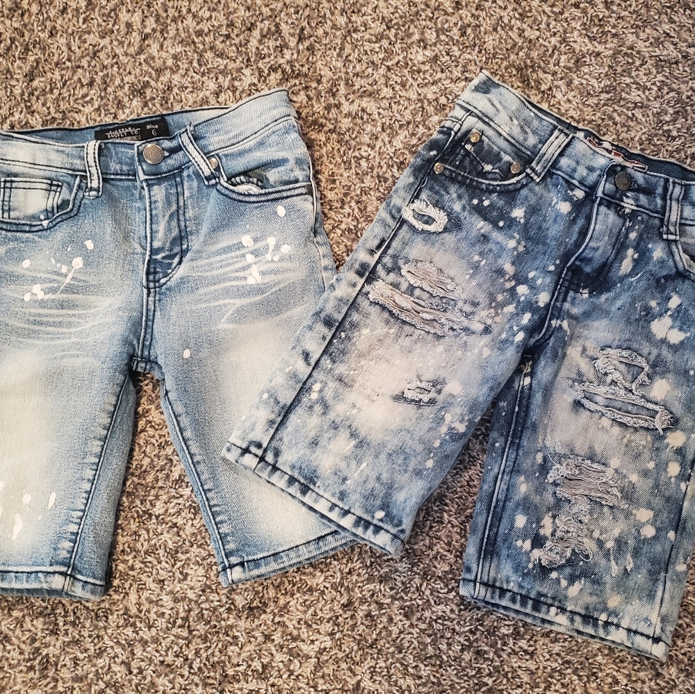 Boys Jean shorts set/lot size 6